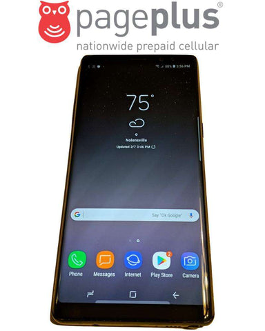 Pageplus cellular Samsung Galaxy Note8 No contract Prepaid Phone