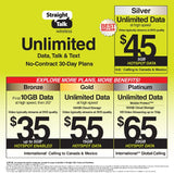 Straight Talk Unlimited Data plans for S10+ PLUS Verizon Towers