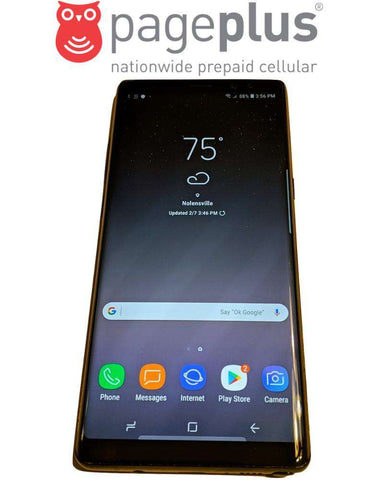 Pageplus cellular Samsung Galaxy Note8 No contract Prepaid Phone 
