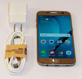 Unlocked Samsung Galaxy phone S7 gold 32GB prepaid cheap phone