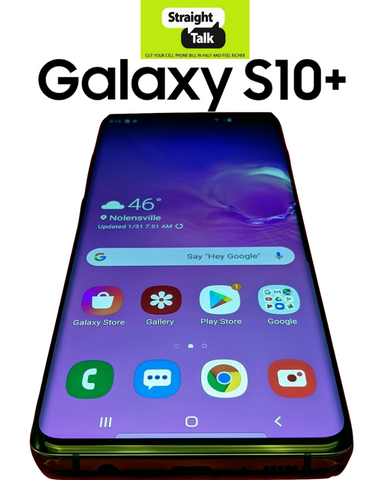 Straight talk Samsung Galaxy S10+ PLUS unlocked no contract verizon towers