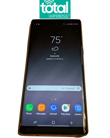 Total Wireless Samsung Galaxy Note 8 6.2 inch screen phone no contract smartphone Verizon Towers